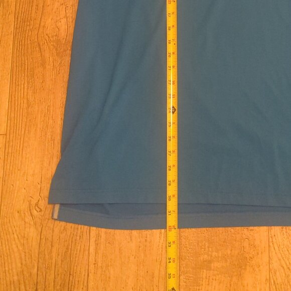 Adidas Golf Mens 3XL Solid Blue Performance Polo Shirt - Picture 7 of 9